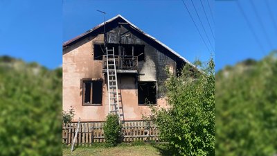 Пожежа в селі Малі Грибовичі Пожежа в селі Малі Грибовичі