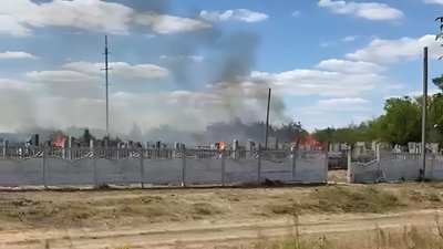Дим над єврейським кладовищем , 19 серпня 2025 року