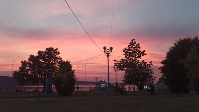 тернопіль, набережна, тернопільський став, захід сонця, 1 липня 2026 року