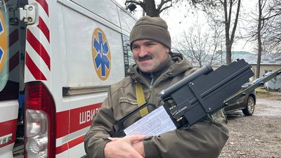 волотнер Володимир Мосейко у Тернополі