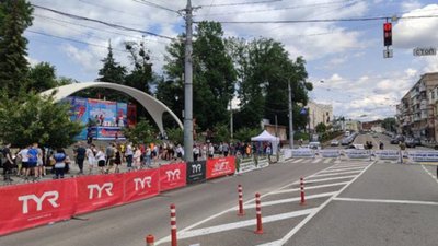 Перекриття руху транспорту у Вінниці