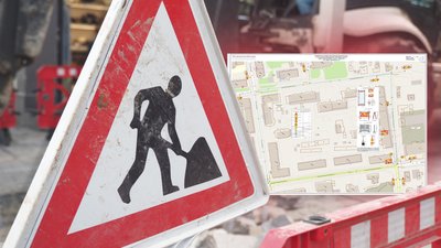 Перекриття дороги у Чернігові по вулиці Василя Тарновського