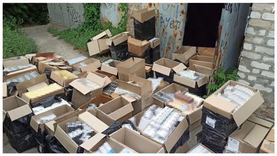 У Запоріжжі правоохоронці виявили понад 20 тисяч пачок безакцизних цигарок у гаражі Шевченківського району