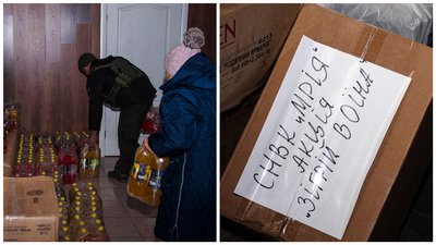 Гвардійці до Нового року доставили 10 тонн гумдопомоги до Лиманського і Бахмутського напрямків