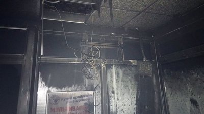 Вночі у Житомирі загорівся продуктовий магазин Вночі у Житомирі загорівся продуктовий магазин