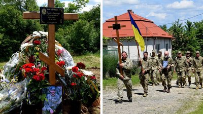 На Закарпатті попрощалися з полеглим бійцем Олександром Росохою