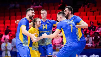 Збірна України з волейболу у матчі Ліги націй проти Японії