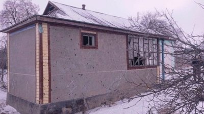 Пошкоджений будинок на Черкащині