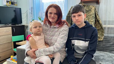 Родина загиблого військового Віталія Коцюби