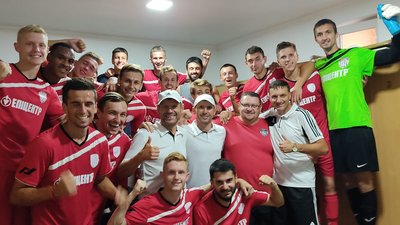 ФК "Епіцентр" з Хмельниччини у своєму дебютному матчі Кубка України переміг ФК "Карпати"