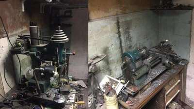 Фото поліції з місця обшуку. Обладнання для переробки зброї