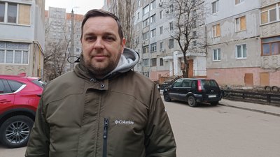 Голова ОСББ Євген Корольков, 17 лютого 2024 року. Голова ОСББ Євген Корольков, 17 лютого 2024 року.