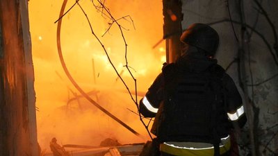 Горить підстанція в Одесі