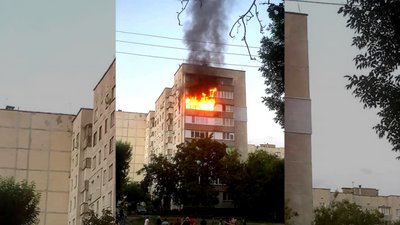 У Черкасах сталася пожежа у багатоквартирному будинку