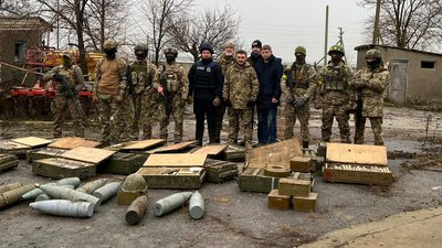 У місті Снігурівка, що на Миколаївщині, виявили склад з боєприпасами армії РФ