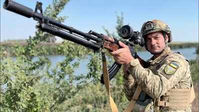 Воїн мобільної вогневої групи Олексій