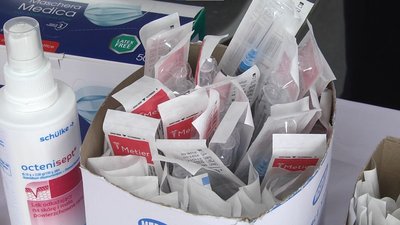 У Польщі для українців облаштували мобільні пункти щеплення