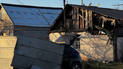 атака РФ, кам’янське, побиті дахи, 13 березня 2026
