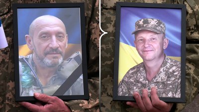 З бійцями Віталієм Балюком та Валерієм Кравчуком попрощалися у Рівному
