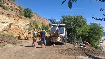 Обвал схилу 16 станція Фонтану в Одесі