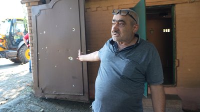 Урфан Ардінов, власник пошкодженого будинку у Харкові