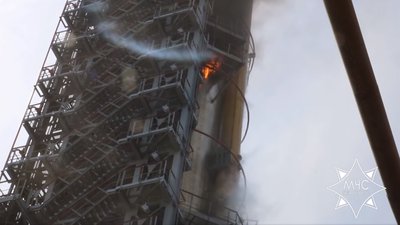 У Білорусі сталася пожежа на Мозирському заводі, раніше СБУ попереджала про провокації на ньому
