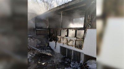 У Дніпрі вогнеборці ліквідували пожежу на території підприємства У Дніпрі вогнеборці ліквідували пожежу на території підприємства
