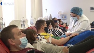 Вперше в Черкасах донори крові зібрали гроші для онкохворих дітей