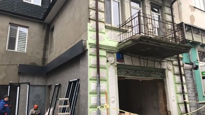Реконструкцію пам'ятки архітектури у Старому місті Луцька зупинено Реконструкцію пам'ятки архітектури у Старому місті Луцька зупинено