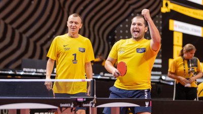Олександр Пономарьов та Дмитро Козак на Іграх нескорених-2023, настільний теніс Олександр Пономарьов та Дмитро Козак на Іграх нескорених-2023, настільний теніс
