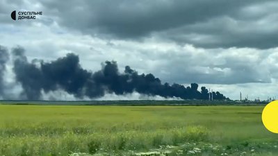 Бої в Лисичанську: вибухи на російських складах та застарілі російські Т62
