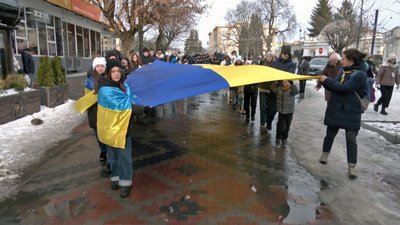 У Луцьку до Дня Соборності У Луцьку до Дня Соборності