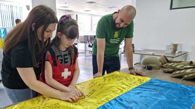 Соломія Галан на екскурсії в ЛОК Соломія Галан на екскурсії в ЛОК