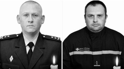 На Полтавщині під час повторного удару РФ загинули двоє рятувальників ДСНС
