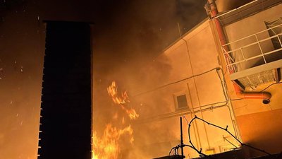 Пожежа після вибуху Пожежа після вибуху