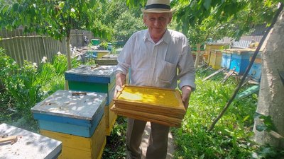 "У бджільництві немає віку": чоловік з Хмельниччини пів століття займається пасічництвом