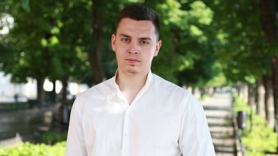 Сергій Варламов, кандидат від партії "Національний корпус" Сергій Варламов, кандидат від партії "Національний корпус"