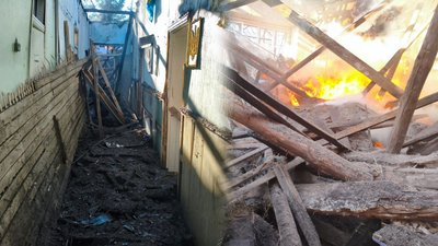 Російські війська завдали удару по місту Сновськ на Чернігівщині 21 січня 2026 року