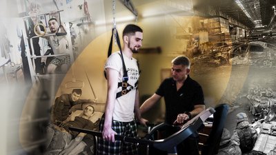 Гліб Стрижко з Полтави відновлюється після травм, які отримав під час оборони Маріуполя