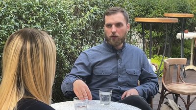 Продюсер фільму "Залізні метелики" Андрій Котляр дає інтерв'ю Суспільному Житомир Продюсер фільму "Залізні метелики" Андрій Котляр дає інтерв'ю Суспільному Житомир