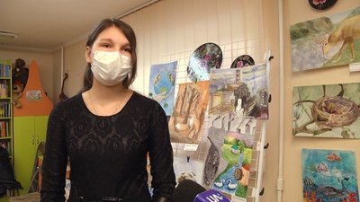 У Житомирі відкрили виставку робіт учнів художньої школи, присвячену Чорнобилю