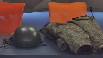 У Дніпрі на онлайн-аукціон для підтримки української армії виставили трофей – шолом російського військового