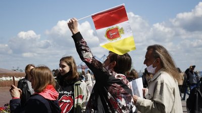 Заборонена символіка та сутички. Як пройшло 9 травня в Одесі Заборонена символіка та сутички. Як пройшло 9 травня в Одесі