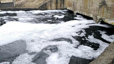Річка Мена на Чернігівщині "запінилась": з чим це пов'язано та чи небезпечно — з'ясовувала екоінспекція Річка Мена на Чернігівщині "запінилась": з чим це пов'язано та чи небезпечно — з'ясовувала екоінспекція