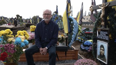 Батько загиблого бійця Богдана Савіцького Батько загиблого бійця Богдана Савіцького