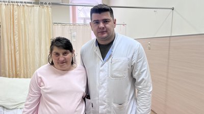 Пацієнтка Оксана з лікарем