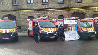 Львівські рятувальники отримали три авто першої допомоги від Євросоюзу