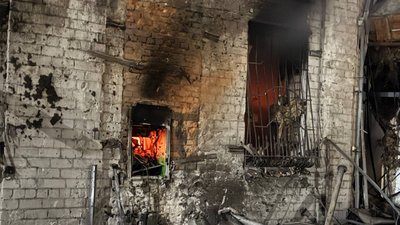 Наслідки обстрілу Дніпра