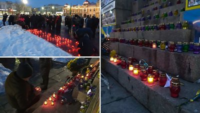 Кропивничани вшанували пам’ять Героїв Небесної Сотні Кропивничани вшанували пам’ять Героїв Небесної Сотні