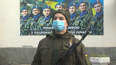 У Запоріжжі 71 призовник Національної гвардії склав присягу У Запоріжжі 71 призовник Національної гвардії склав присягу
